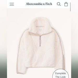 This is the Utility Sherpa Half-Zip Sweatshirt an from Abercrombie and Fitch